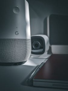 speaker on table